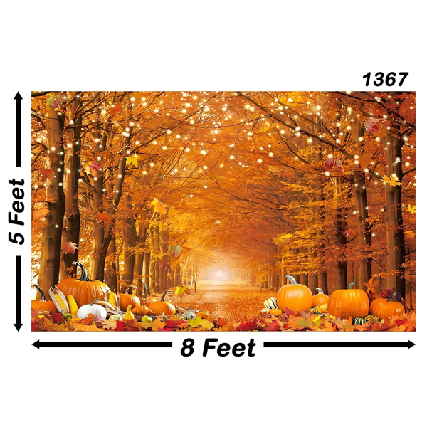 Fall Photography Backdrop Autumn Maple Leaves