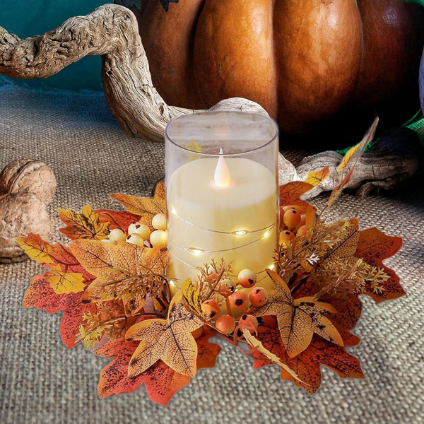 Thanksgiving Candle Ring Holder