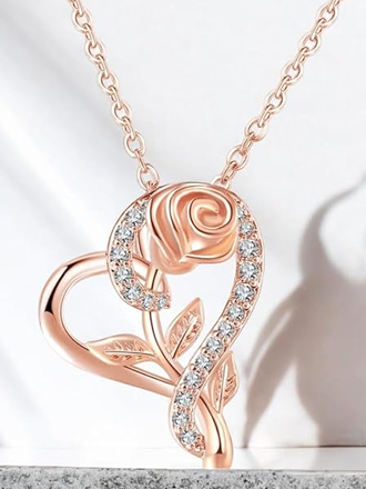 Stylish CZ Chain Pendent