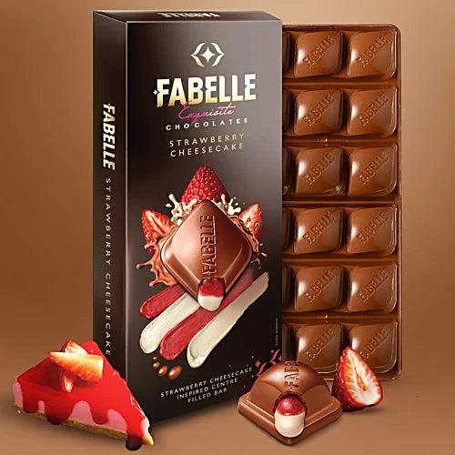 Fabelle Exquisite Chocolates - Strawberry Cheesecake