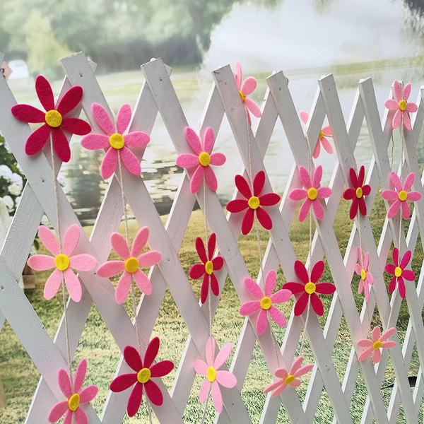 Incrizma Daisy Garland Party Flower Banner