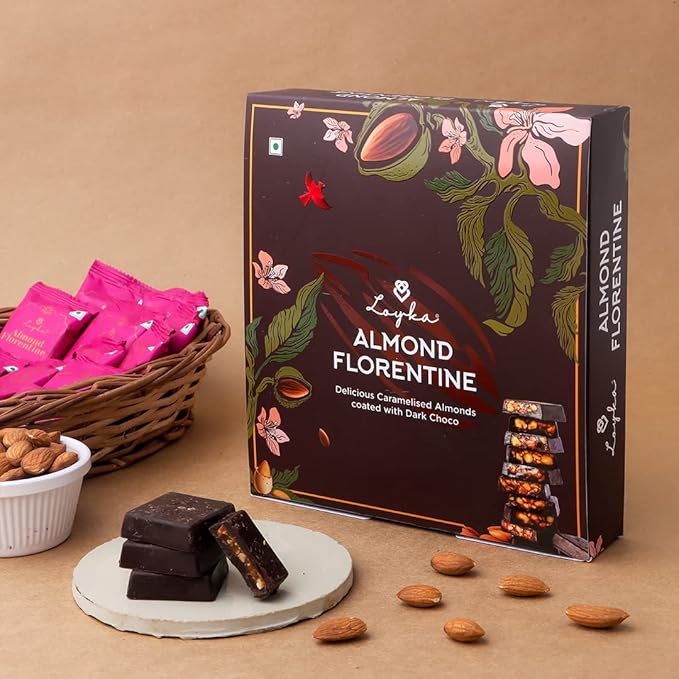 Loyka Almond Florentine Box - 12 pcs