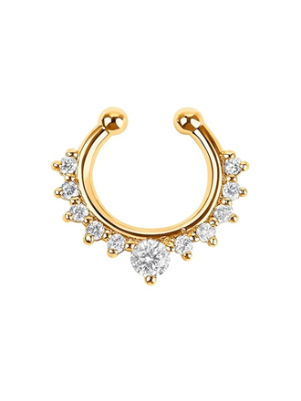 RUVEE Nose & Ear Clip Gold Plated Pin