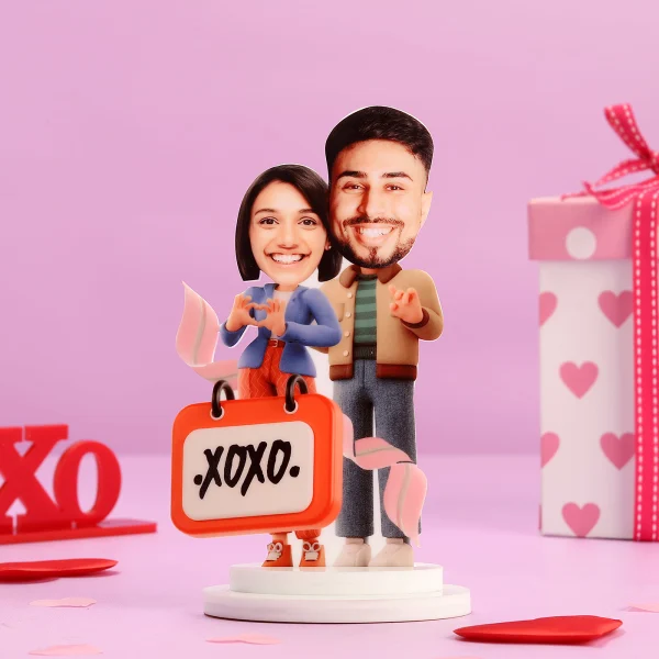 Personalized Valentine's Day Caricature