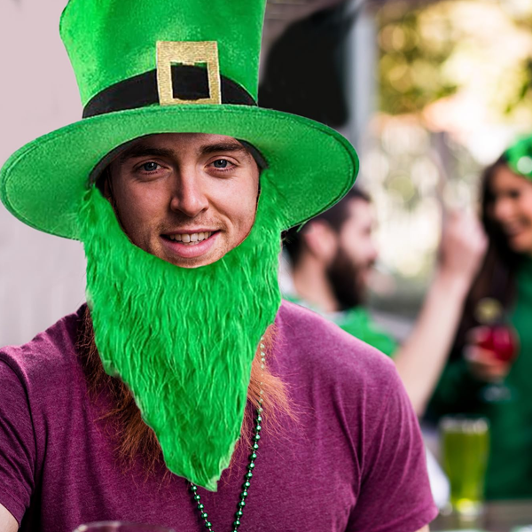 St. Patrick's Day Top Hat and Beard