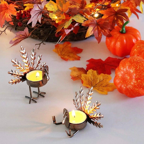 Turkey Bird Shape Tea Light Candle