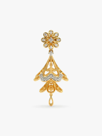 Gemstone jhumkas