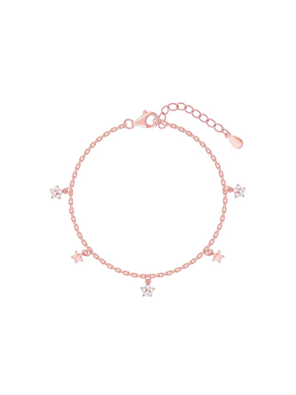 Rose Gold Starlit Dreams Bracelet, Adjustable