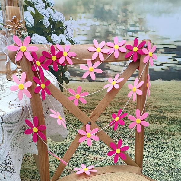 Incrizma Daisy Garland Party Flower Banner