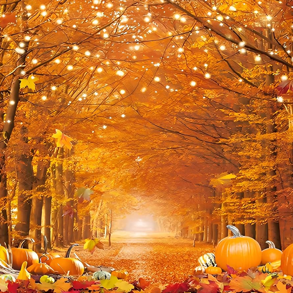 Fall Photography Backdrop Autumn Maple Leaves