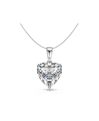 Solitaire Heart Pendant