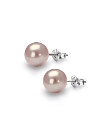 Silver Classic Pearl Earrings