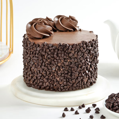 Loaded Choco Chip Truffle Cake