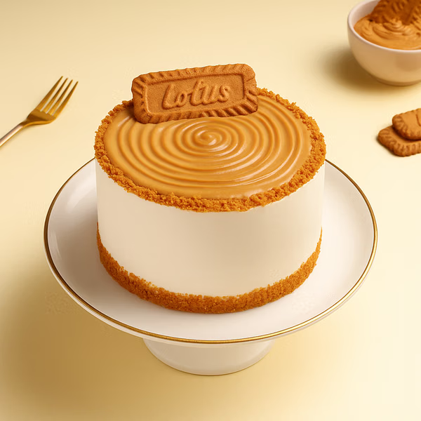 Biscoff Crunch Cream Cake