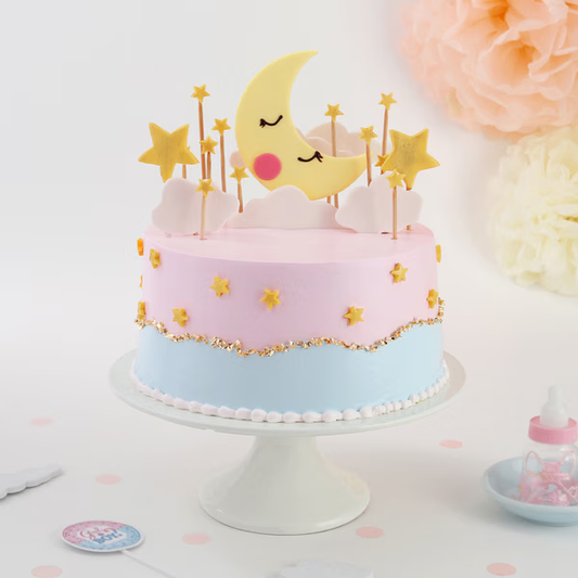 Moon and Stars Cake (1 Kg)