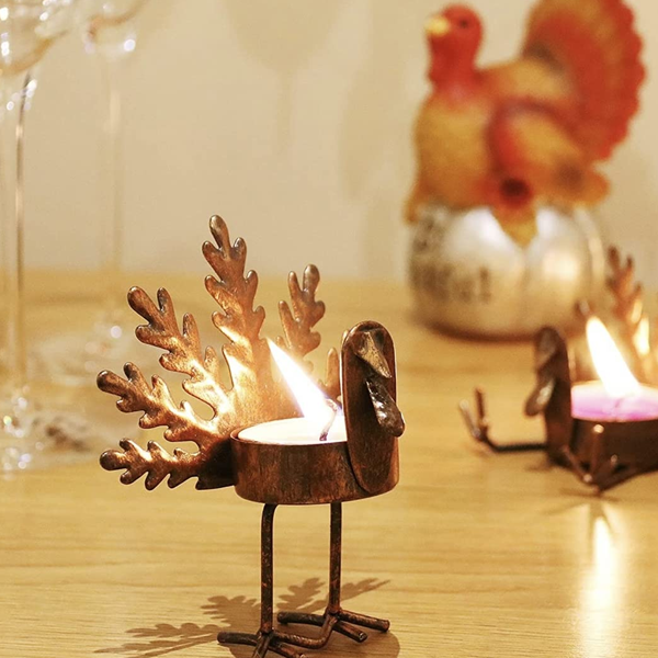 Turkey Bird Shape Tea Light Candle