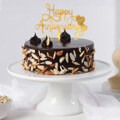 Rich Hazelnut Praline Anniversary Cake