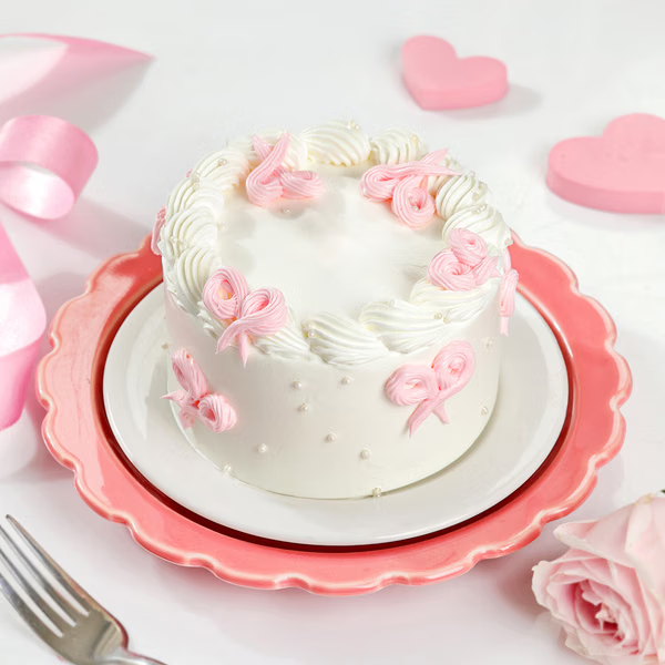 Elegant Bows Mini Cake