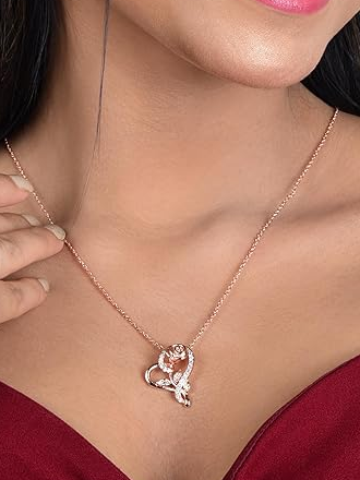 Stylish CZ Chain Pendent