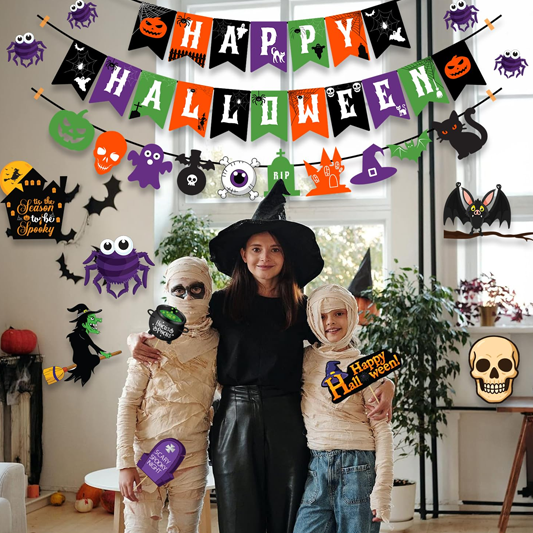 Party Propz Happy Halloween Banner