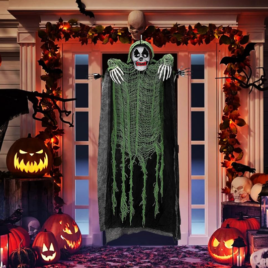 Decoration with Green Tattered Cloak