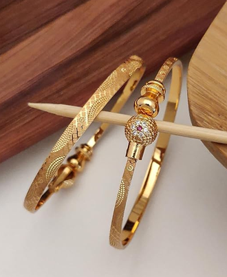 Traditional Design 18k Gold Plated