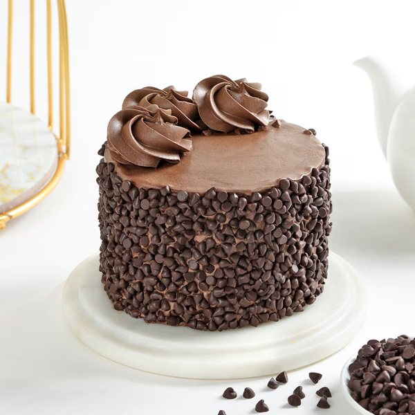 Loaded Choco Chip Truffle Cake