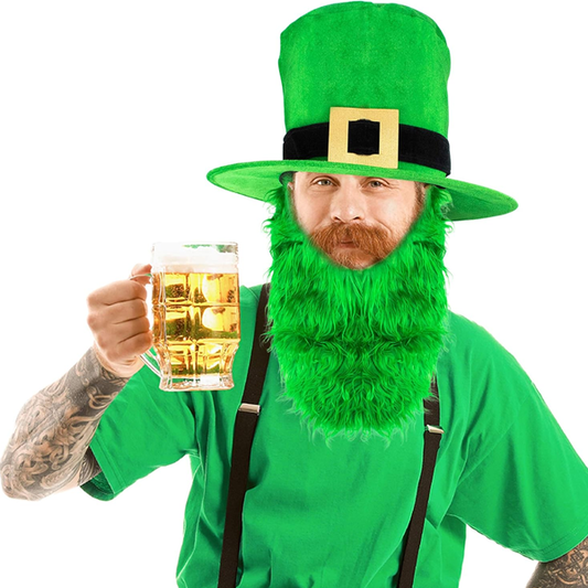 Skeleteen Irish Hat and Beard