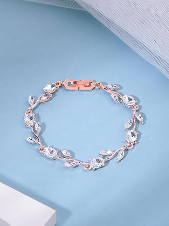 Yellow Chimes Bracelet for Women and Girls Crystal Bracelets for Women