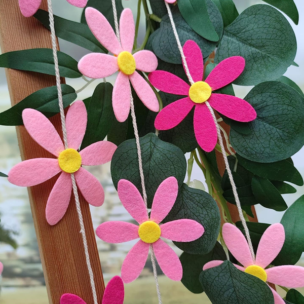 Incrizma Daisy Garland Party Flower Banner