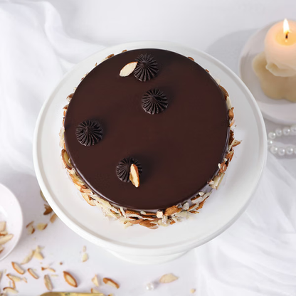 Rich Hazelnut Praline Anniversary Cake