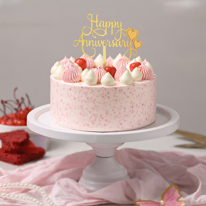 Vanilla & Strawberry Cake