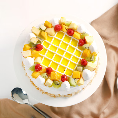 Tropical Fruit Bliss Cake