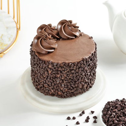 Loaded Choco Chip Truffle Cake