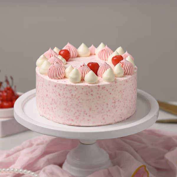 Strawberry Vanilla Royale Cake