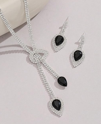 Sparkling Crystal Diamond Necklace