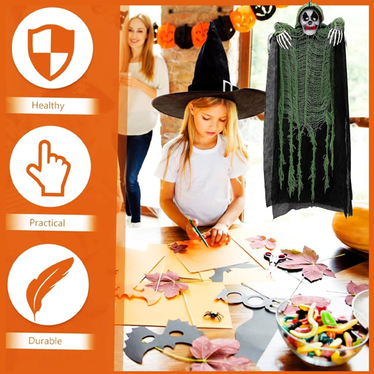 Decoration with Green Tattered Cloak