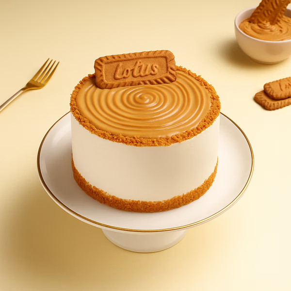 Biscoff Crunch Cream Cake