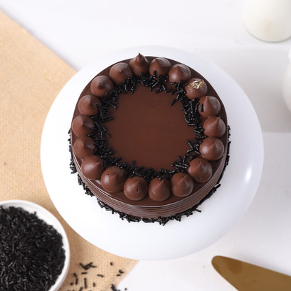 Decadent Chocolate Truffle Cake