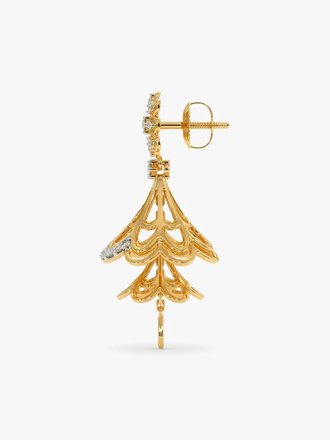 Gemstone jhumkas