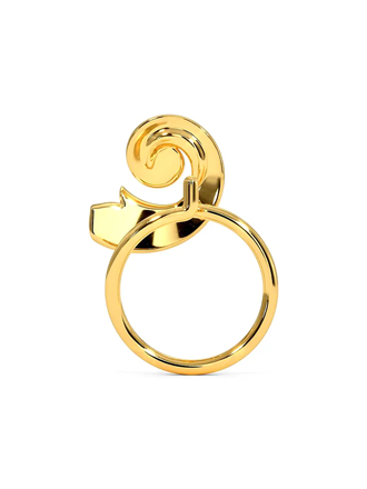 Flower nose pin