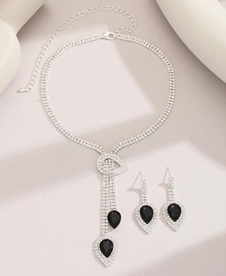 Sparkling Crystal Diamond Necklace