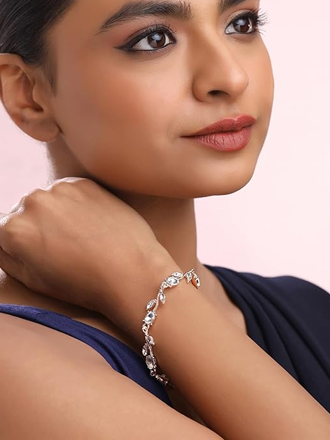 Yellow Chimes Bracelet for Women and Girls Crystal Bracelets for Women