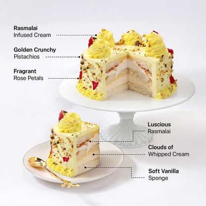 Shahi Rasmalai Cake