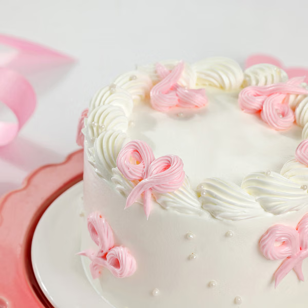 Elegant Bows Mini Cake