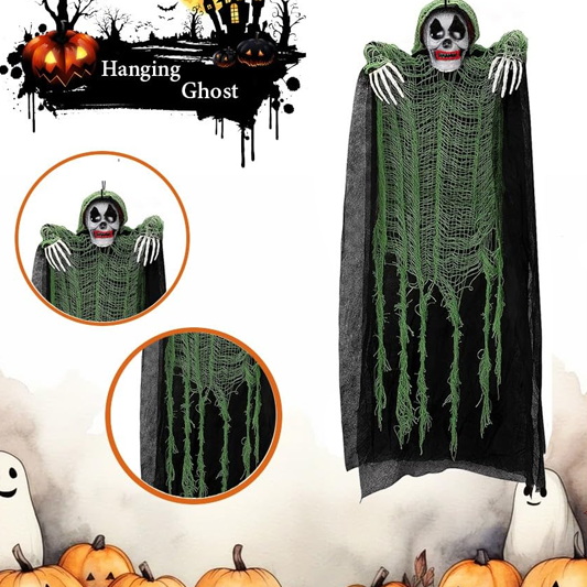 Decoration with Green Tattered Cloak