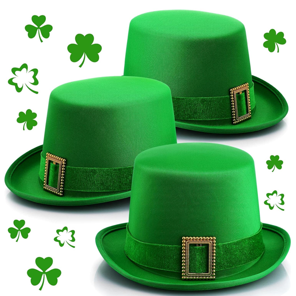Kigeli 3 Pcs St. Patrick's Day Top Hat