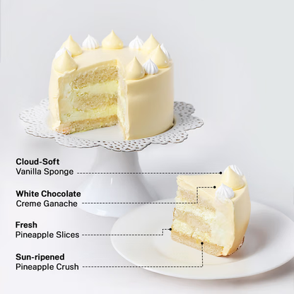 Delicious Pineapple Anniversary Cake