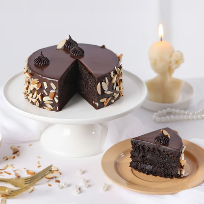 Rich Hazelnut Praline Anniversary Cake