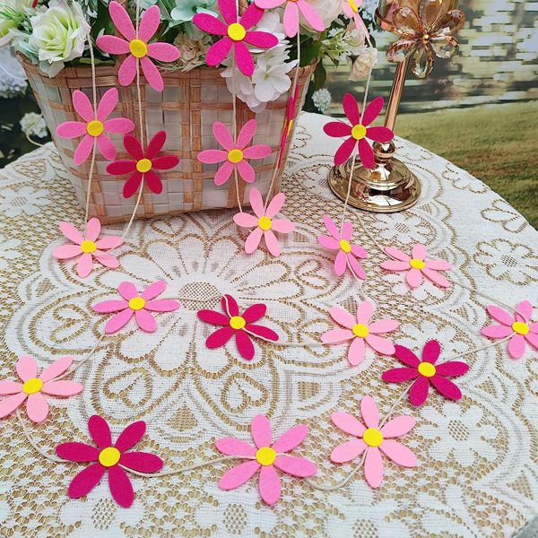 Incrizma Daisy Garland Party Flower Banner